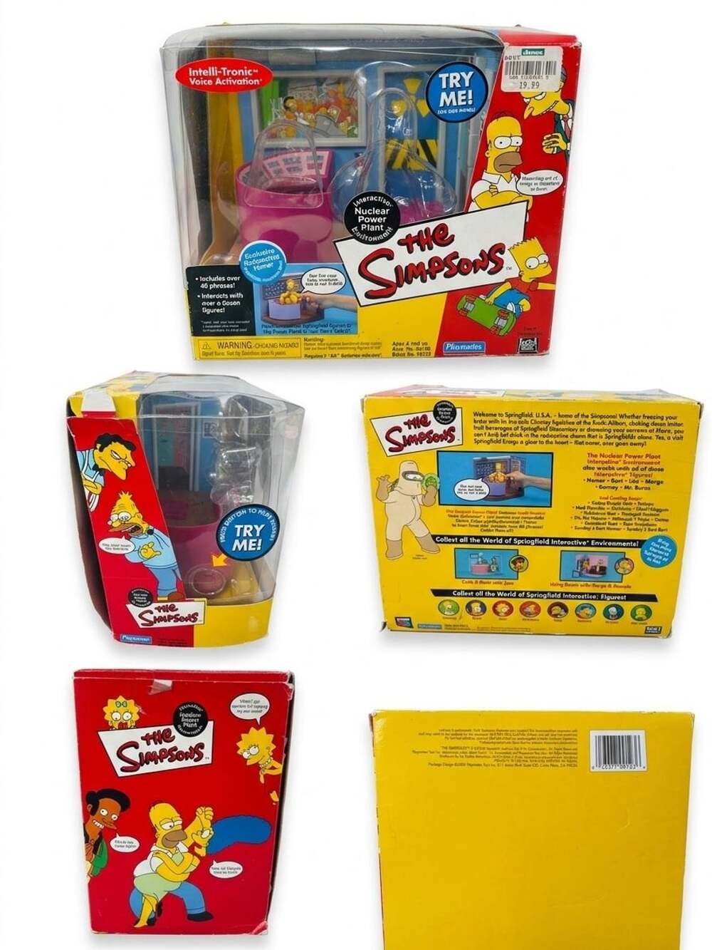 Playmates The Simpsons Nuclear Power Plant Interactive Environment (no figures)